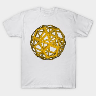 gmtrx lawal skeletal snub dodecahedron T-Shirt